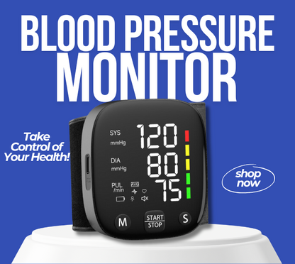 VepizCo™ Digital Wrist Blood Pressure Monitor